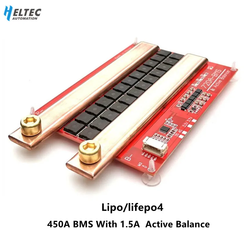 450 а BMS с активным балансом 1,5 А, BMS 12 В 3S 4S Lipo/lifepo4, защитная плата для системы хранения энергии
450 а BMS с активным балансом 1,5 А, BMS 12 В 3S 4S Lipo/lifepo4, защитная плата для системы хранения энергии
