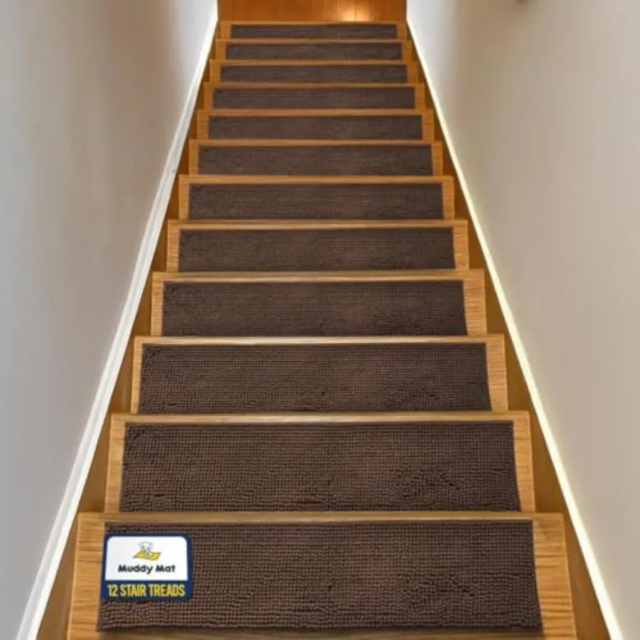 ® Pack of - Soft Chenille Stair Treads Non-Slip Reusable, Super Absorbent Stair Treads for Wooden Steps, Tile and Marble Floor,
® Pack of - Soft Chenille Stair Treads Non-Slip Reusable, Super Absorbent Stair Treads for Wooden Steps, Tile and Marble Floor,