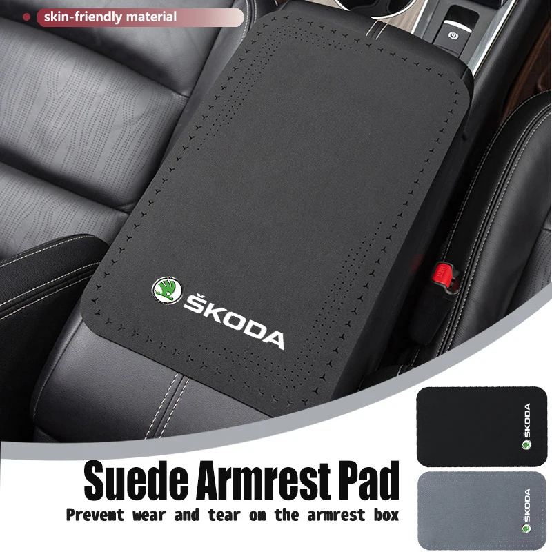Skoda alcantara armrest pad, scratch-proof car center console cover pad, skin-friendly car interior accessory
Skoda alcantara armrest pad, scratch-proof car center console cover pad, skin-friendly car interior accessory