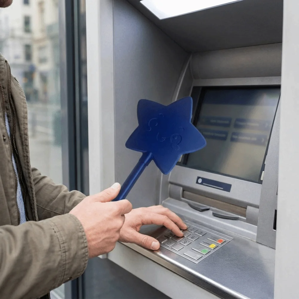 Portable 3D Printed Wand Tap To Pay Funny Cute Contactless Credit Card Holder Lightweight Decorative Star Wand Card Holder
Portable 3D Printed Wand Tap To Pay Funny Cute Contactless Credit Card Holder Lightweight Decorative Star Wand Card Holder