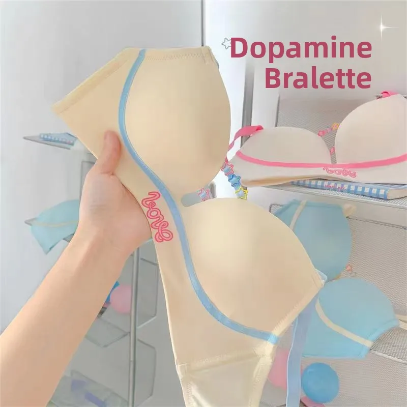 Dopaamine Trace Bra Set Women's Sexy Gathered Small Chest Illusion Steel Ring Underwear Ensemble Pure Desire U-Neck ...
Dopaamine Trace Bra Set Women's Sexy Gathered Small Chest Illusion Steel Ring Underwear Ensemble Pure Desire U-Neck ...