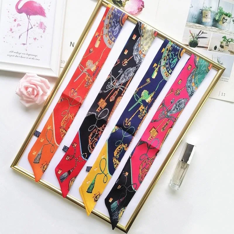 Четыре сезона узкий французский саржевый шарф с кисточками и принтом ленты для волос женская подарочная упаковка длинные узкие шелковые аксессуары оптом 
Четыре сезона узкий французский саржевый шарф с кисточками и принтом ленты для волос женская подарочная упаковка длинные узкие шелковые аксессуары оптом