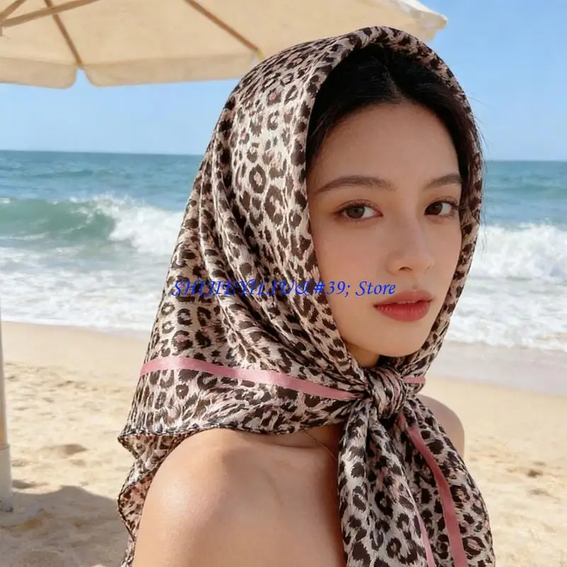 E21F Wild Pattern Bandana Scarf Breathable Satined Headwear Square Shawl For Women Girl
E21F Wild Pattern Bandana Scarf Breathable Satined Headwear Square Shawl For Women Girl