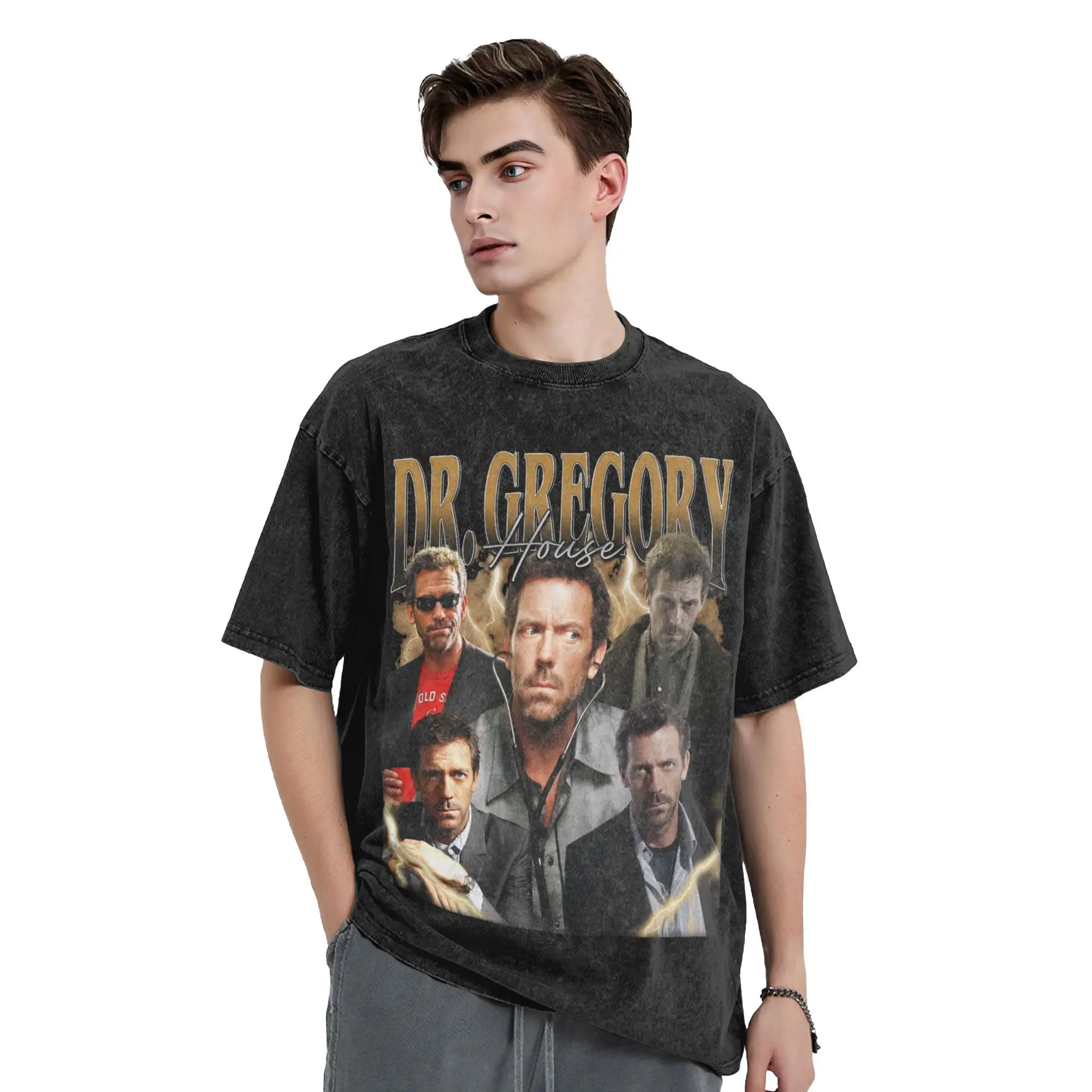 Dr. Gregory House MD Washed T Shirt Streetwear Hip Hop Casual T-Shirt Tee Shirt for Men Women Cotton Oversize Graphic Printed
Dr. Gregory House MD Washed T Shirt Streetwear Hip Hop Casual T-Shirt Tee Shirt for Men Women Cotton Oversize Graphic Printed