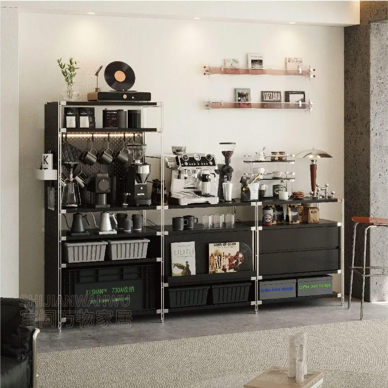 Black shelf Floor-to-ceiling multi-layer storage rack Home living room wall display rack
Black shelf Floor-to-ceiling multi-layer storage rack Home living room wall display rack