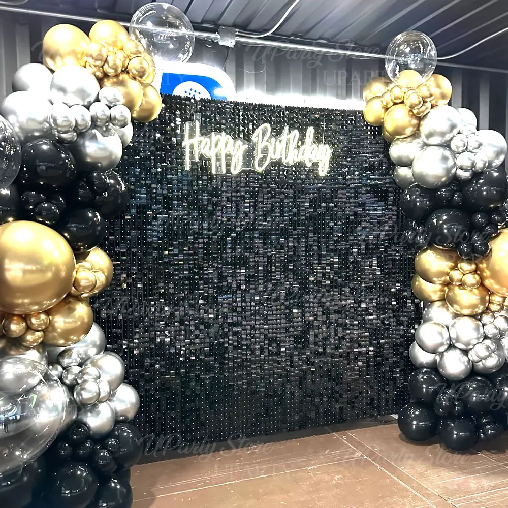36/12 шт. черные квадратные мерцающие панели 1x1ft блестящие черные настенные фоновые панели для дня рождения, выпускного, юбилея, свадебного декора
36/12 шт. черные квадратные мерцающие панели 1x1ft блестящие черные настенные фоновые панели для дня рождения, выпускного, юбилея, свадебного декора