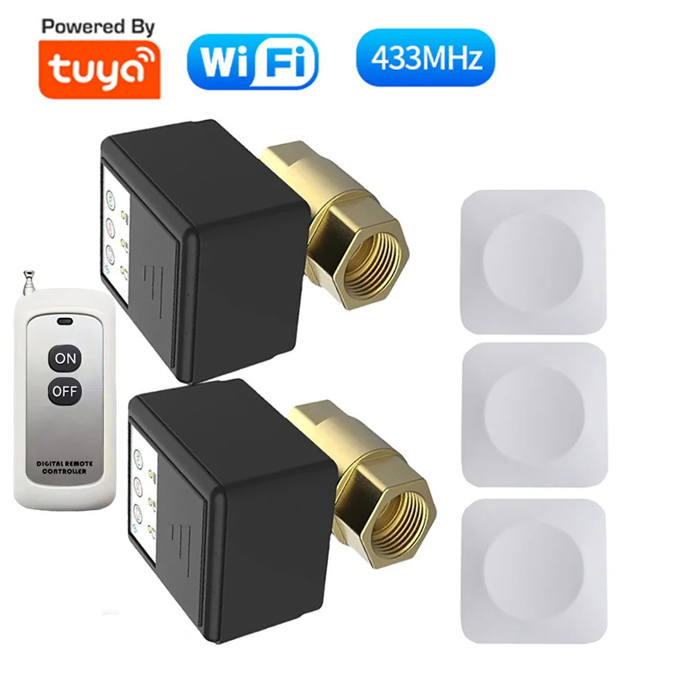Remote Control DN15 DN20 DN25 Water Valve Automatic Water Leak System Battery-Power with WIFI Water Sensor for Water Pipe Leak
Remote Control DN15 DN20 DN25 Water Valve Automatic Water Leak System Battery-Power with WIFI Water Sensor for Water Pipe Leak