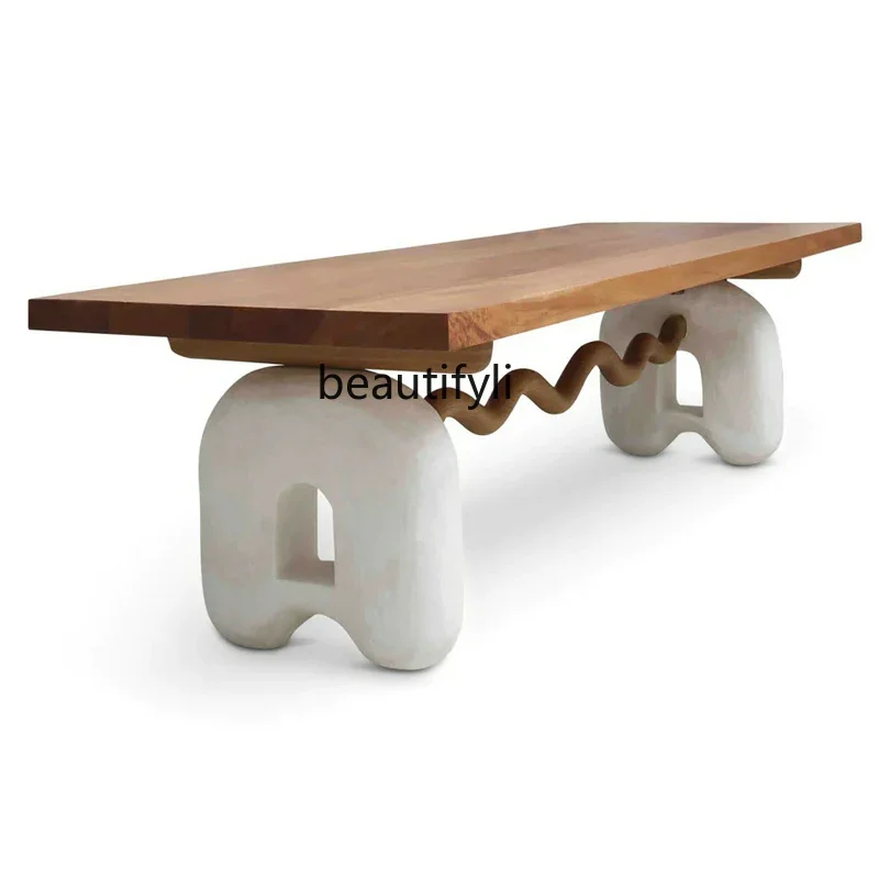 VSolid Wood Dining Table Mid-Ancient Art Rectangular Log Dining Table Nordic Solid Wood Bed & Breakfast Dining Table
VSolid Wood Dining Table Mid-Ancient Art Rectangular Log Dining Table Nordic Solid Wood Bed & Breakfast Dining Table