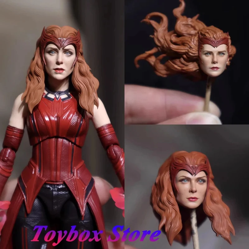 1/12 Scale Scarlet Witch Female Hero Figure Delicate Painted Head Sculpt Toys Customization For 6inch Shf Ml Body Decoration
1/12 Scale Scarlet Witch Female Hero Figure Delicate Painted Head Sculpt Toys Customization For 6inch Shf Ml Body Decoration