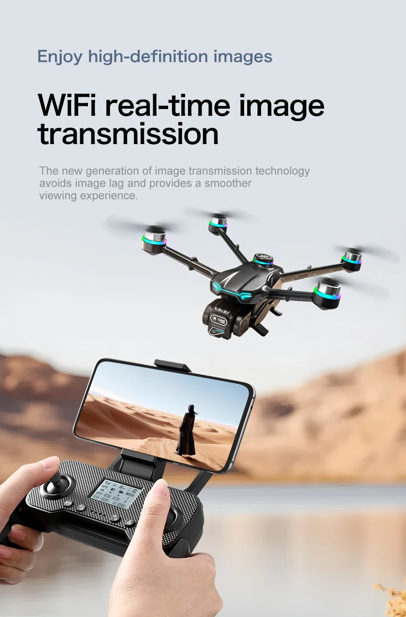 GT6 GPS Drone Dual Camera RC Aerial Photography Helicopter Anti-Collision Brushless Foldable Quadcopter Optical Flow Aircraft
GT6 GPS Drone Dual Camera RC Aerial Photography Helicopter Anti-Collision Brushless Foldable Quadcopter Optical Flow Aircraft