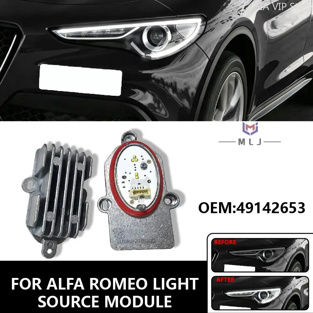 OE 49142653 For Alfa Romeo Stelvio Headlight DRL Headlight Control Module Unit LED Angel Eye Light Source Module Car Accessories
OE 49142653 For Alfa Romeo Stelvio Headlight DRL Headlight Control Module Unit LED Angel Eye Light Source Module Car Accessories