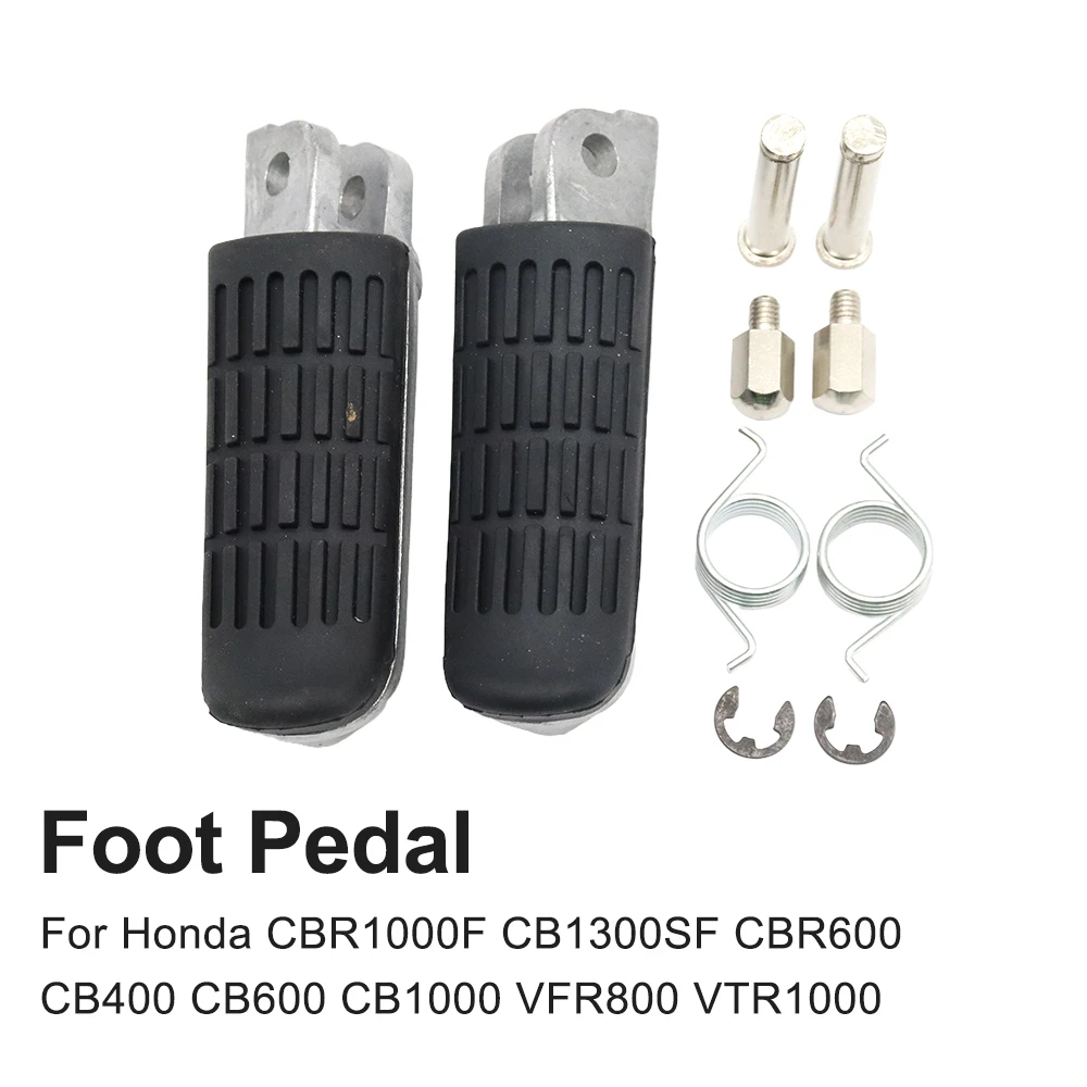 For Honda CB400 SF CB600 CBR600 Hornet 600 CB750 CBR750F CB900 CBR250R VTR1000 Motorcycle Front Footrest Foot Pegs Pedal
For Honda CB400 SF CB600 CBR600 Hornet 600 CB750 CBR750F CB900 CBR250R VTR1000 Motorcycle Front Footrest Foot Pegs Pedal