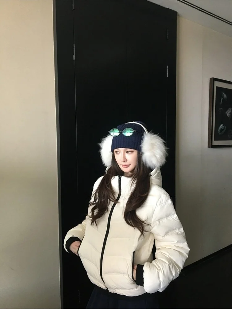 Color Blo White ort Women's down Jaet 2025 Winter Hat Inteated Lightweight Warm Slimming Outerwear Casual Sle
Color Blo White ort Women's down Jaet 2025 Winter Hat Inteated Lightweight Warm Slimming Outerwear Casual Sle