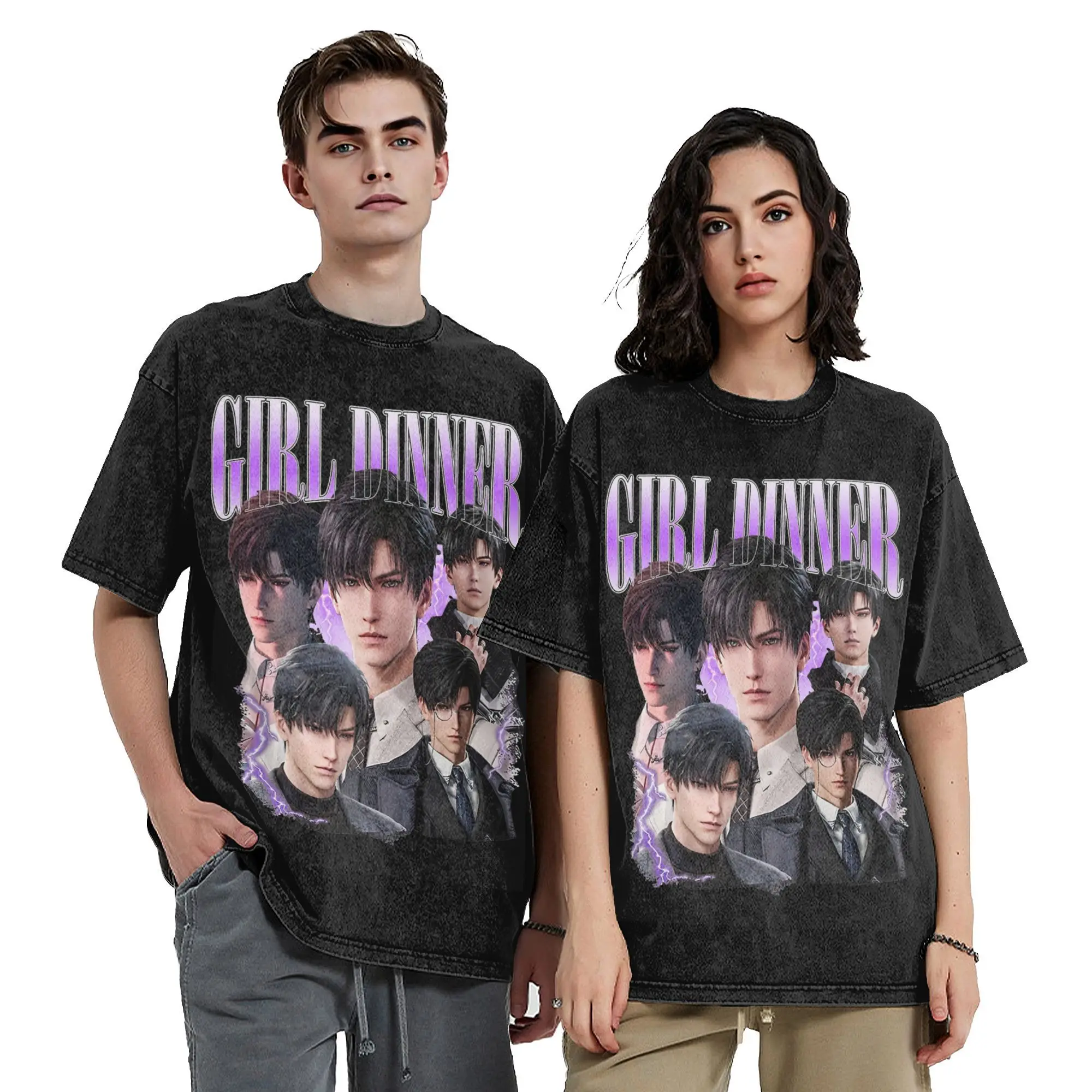 Girl Dinner Zayne Love and Deepspace T Shirt Hip Hop Washed 100% Cotton Harajuku T-Shirt Vintage Men Women Streetwear Tees
Girl Dinner Zayne Love and Deepspace T Shirt Hip Hop Washed 100% Cotton Harajuku T-Shirt Vintage Men Women Streetwear Tees