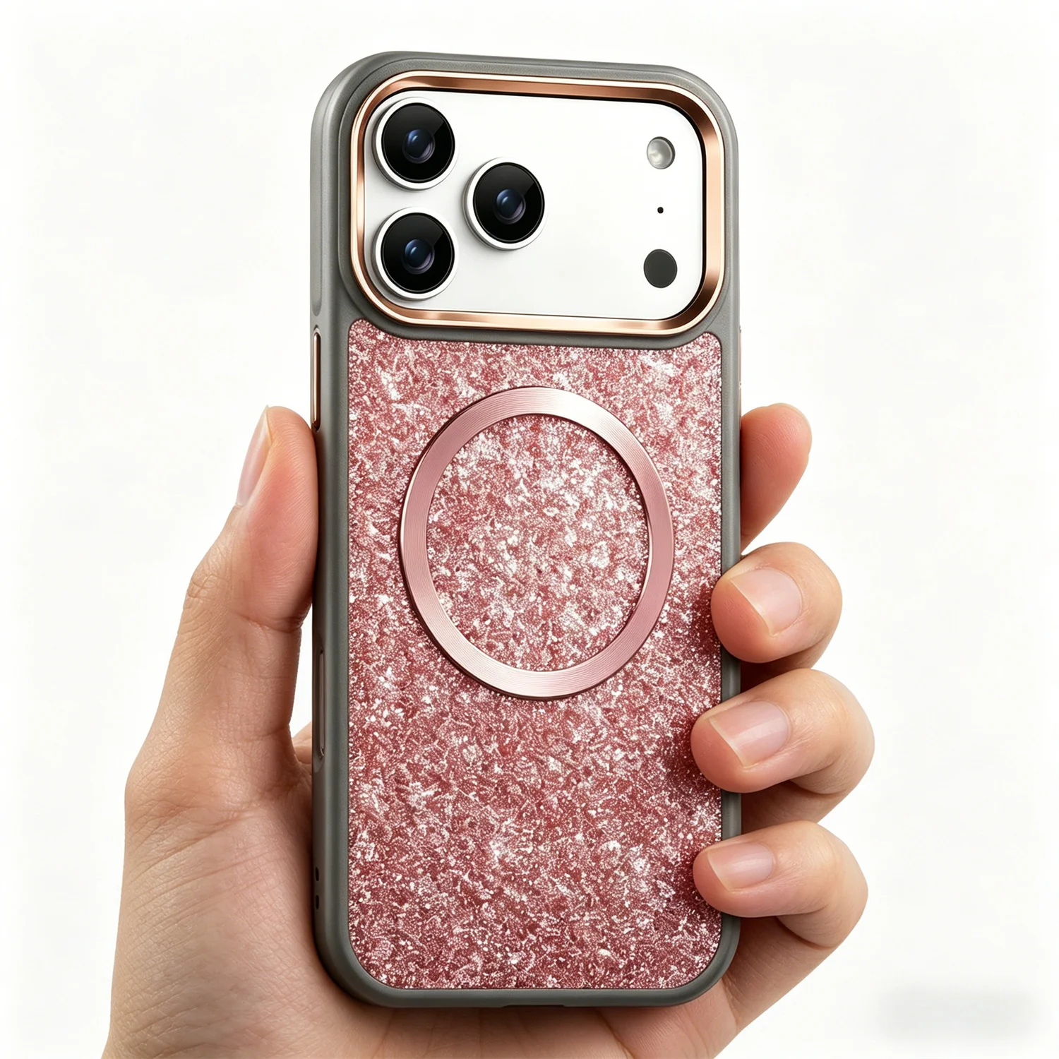 Luxury Plating Glitter Bling For Magsafe Magnetic Case For iPhone 17 Air 16 15 14 13 Pro Max Shockproof Metal Lens Frame Cover
Luxury Plating Glitter Bling For Magsafe Magnetic Case For iPhone 17 Air 16 15 14 13 Pro Max Shockproof Metal Lens Frame Cover