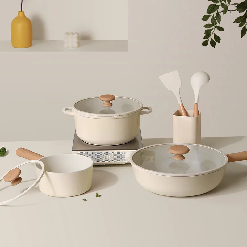 Household Non-stick Pan Smoke Free Stir-fry Pot Milk Pan Soup Pot Cooking Pot Non Stick Freeshippping Cookware
Household Non-stick Pan Smoke Free Stir-fry Pot Milk Pan Soup Pot Cooking Pot Non Stick Freeshippping Cookware
