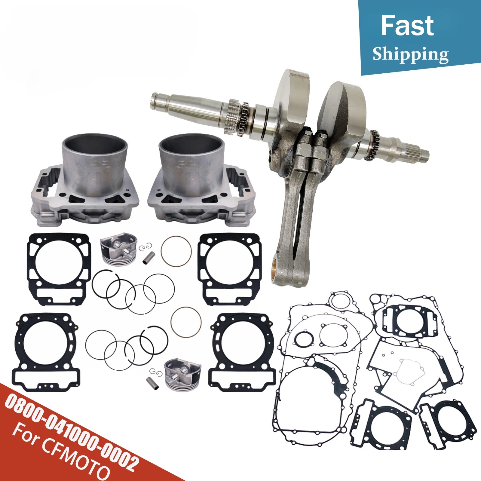 WHB Motorcycle cylinder &Crankshaft &valve &cylinder head Kit FOR CFMOTO CF800 Cforce Uforce 800 550 ZForce Z8 0800-041000-0001
WHB Motorcycle cylinder &Crankshaft &valve &cylinder head Kit FOR CFMOTO CF800 Cforce Uforce 800 550 ZForce Z8 0800-041000-0001