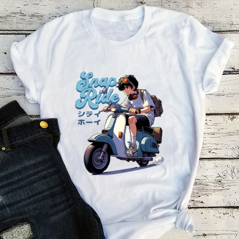Kawaii Scooter Japan Printing Shirt Summer Casual Men's T-Shirt Street Fashion Short Sleeve Clothing Streetwear Cotton
Kawaii Scooter Japan Printing Shirt Summer Casual Men's T-Shirt Street Fashion Short Sleeve Clothing Streetwear Cotton