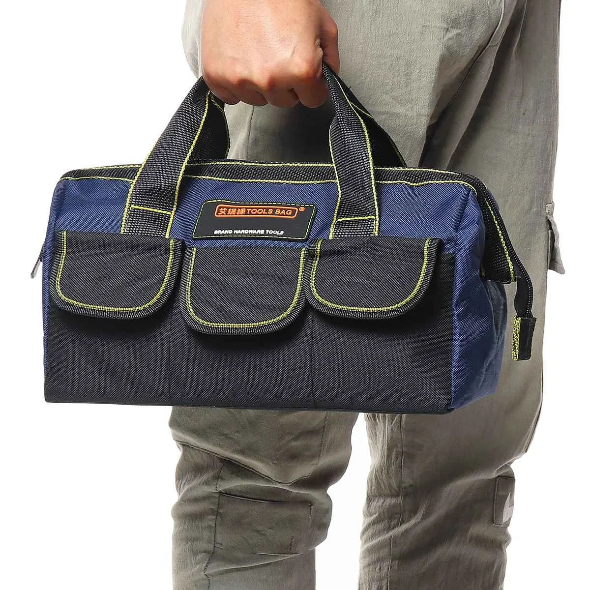 13 inch Multi-Function Tool Bag Multi-Pocket Electrician Bag Oxford cloth Waterproof Dustproof Tool Anti-Fall Storage Bag
13 inch Multi-Function Tool Bag Multi-Pocket Electrician Bag Oxford cloth Waterproof Dustproof Tool Anti-Fall Storage Bag