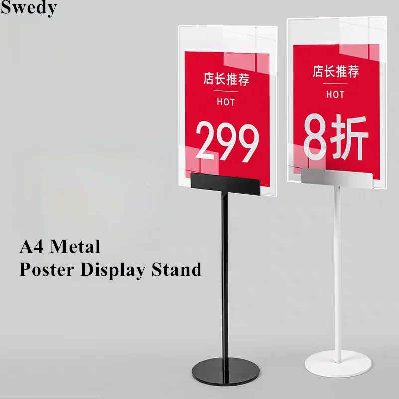A4 210x297mm Double Side Metal Sign Holder Display Stand Table Menu Price Listing Banner Wedding Sign Poster Display Rack
A4 210x297mm Double Side Metal Sign Holder Display Stand Table Menu Price Listing Banner Wedding Sign Poster Display Rack