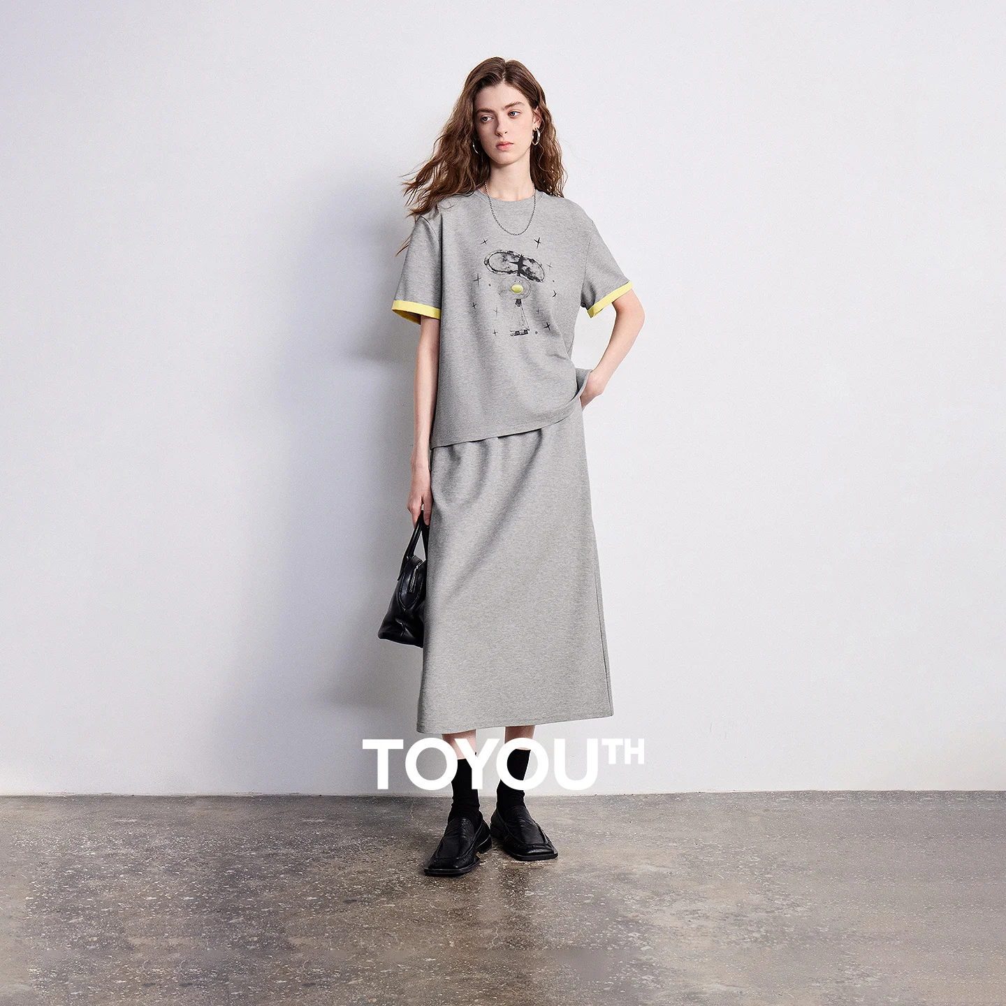 TOYOUTH Women Two-Piece Set 2026 Summer New Color Block Casual T-Shirt and Skirt One Set
TOYOUTH Women Two-Piece Set 2026 Summer New Color Block Casual T-Shirt and Skirt One Set