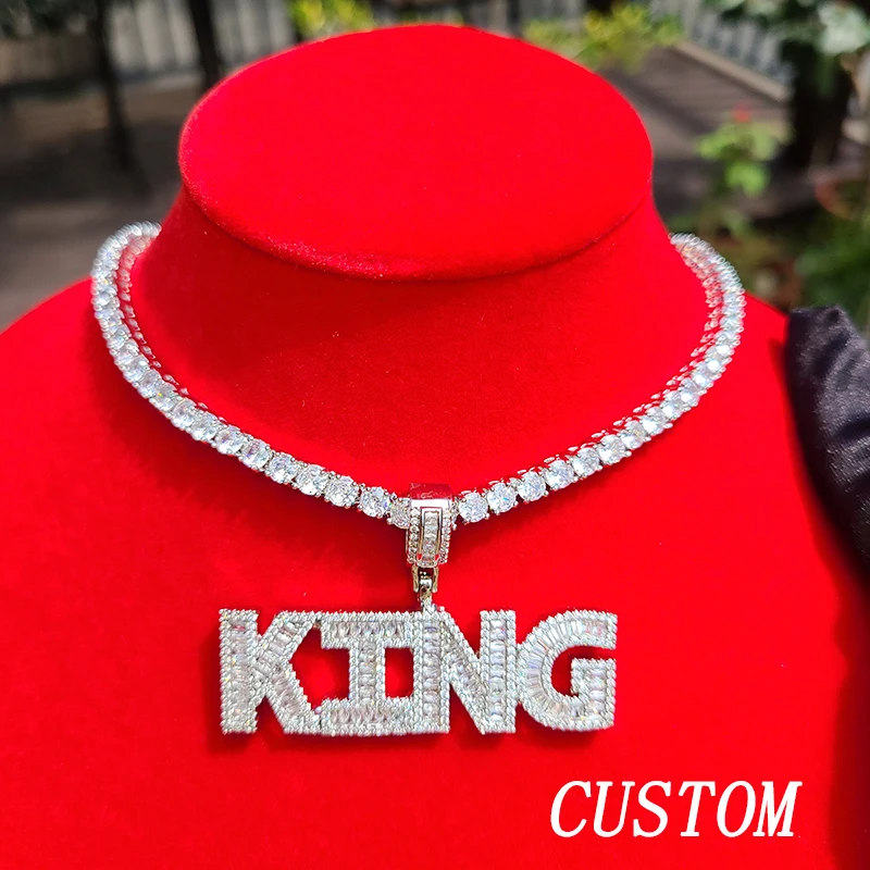 Iced Out буквы индивидуальное имя ожерелье слово AAAA цирконий персонализированный кулон хип-хоп ювелирные изделия Прямая доставка
Iced Out буквы индивидуальное имя ожерелье слово AAAA цирконий персонализированный кулон хип-хоп ювелирные изделия Прямая доставка