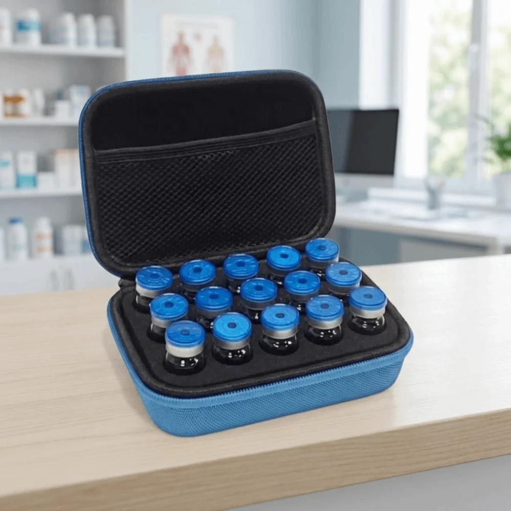 10ML Insulin Vial Storage Case Waterproof 9/15 Slots Essential Oil Case Shockproof Wear-resistant Insulin Organizer Travel Use
10ML Insulin Vial Storage Case Waterproof 9/15 Slots Essential Oil Case Shockproof Wear-resistant Insulin Organizer Travel Use