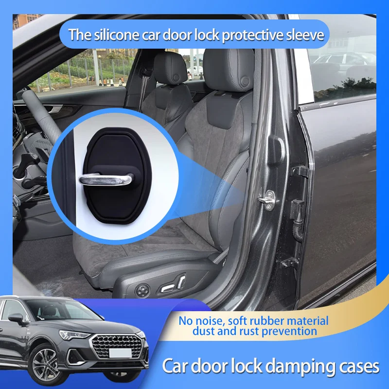 Car Silicone Door Lock Cover Auto Emblem Accessories For Audi Q3 8U RS 2013-2024 Q4 Q5 Q7 Q8
Car Silicone Door Lock Cover Auto Emblem Accessories For Audi Q3 8U RS 2013-2024 Q4 Q5 Q7 Q8