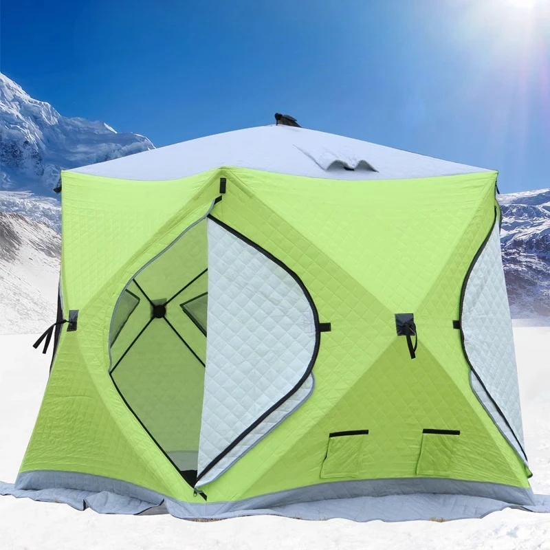 Портативное укрытие для зимней рыбалки, ветрозащитная всплывающая охотничья скоба, противоскользящая напольная втулка с якорями для льда и сумкой для переноски для кемпинга
Портативное укрытие для зимней рыбалки, ветрозащитная всплывающая охотничья скоба, противоскользящая напольная втулка с якорями для льда и сумкой для переноски для кемпинга