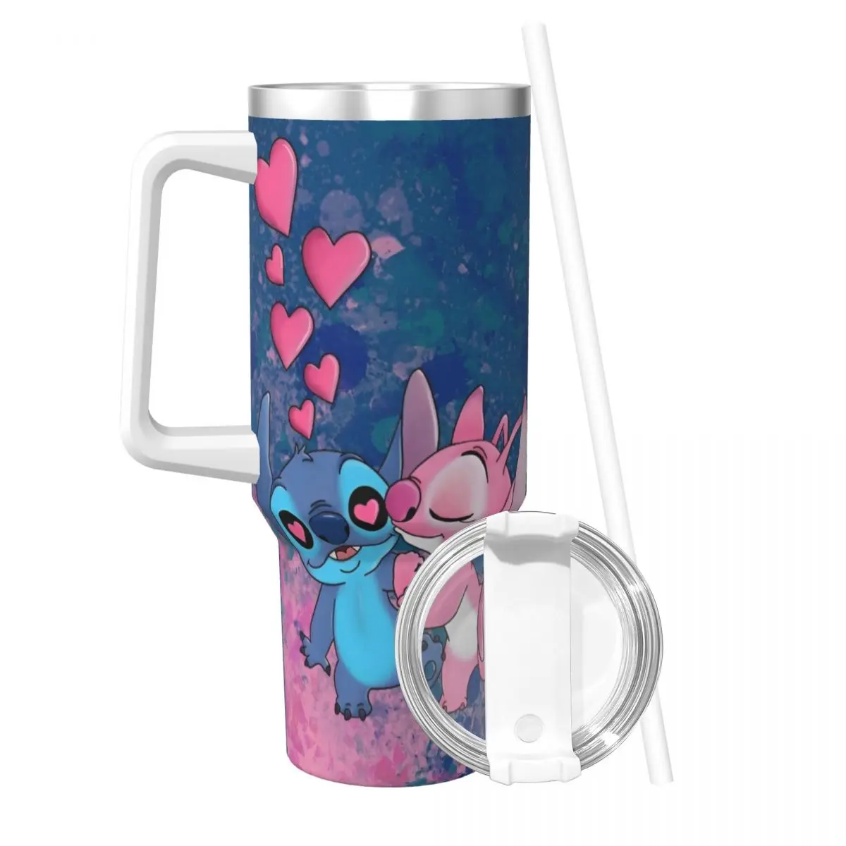 Стакан Stitch And Angel, мультяшный комикс, бутылка для холодной и горячей воды, сохранение тепла, термочашки из нержавеющей стали, дорожные автомобильные кружки
Стакан Stitch And Angel, мультяшный комикс, бутылка для холодной и горячей воды, сохранение тепла, термочашки из нержавеющей стали, дорожные автомобильные кружки