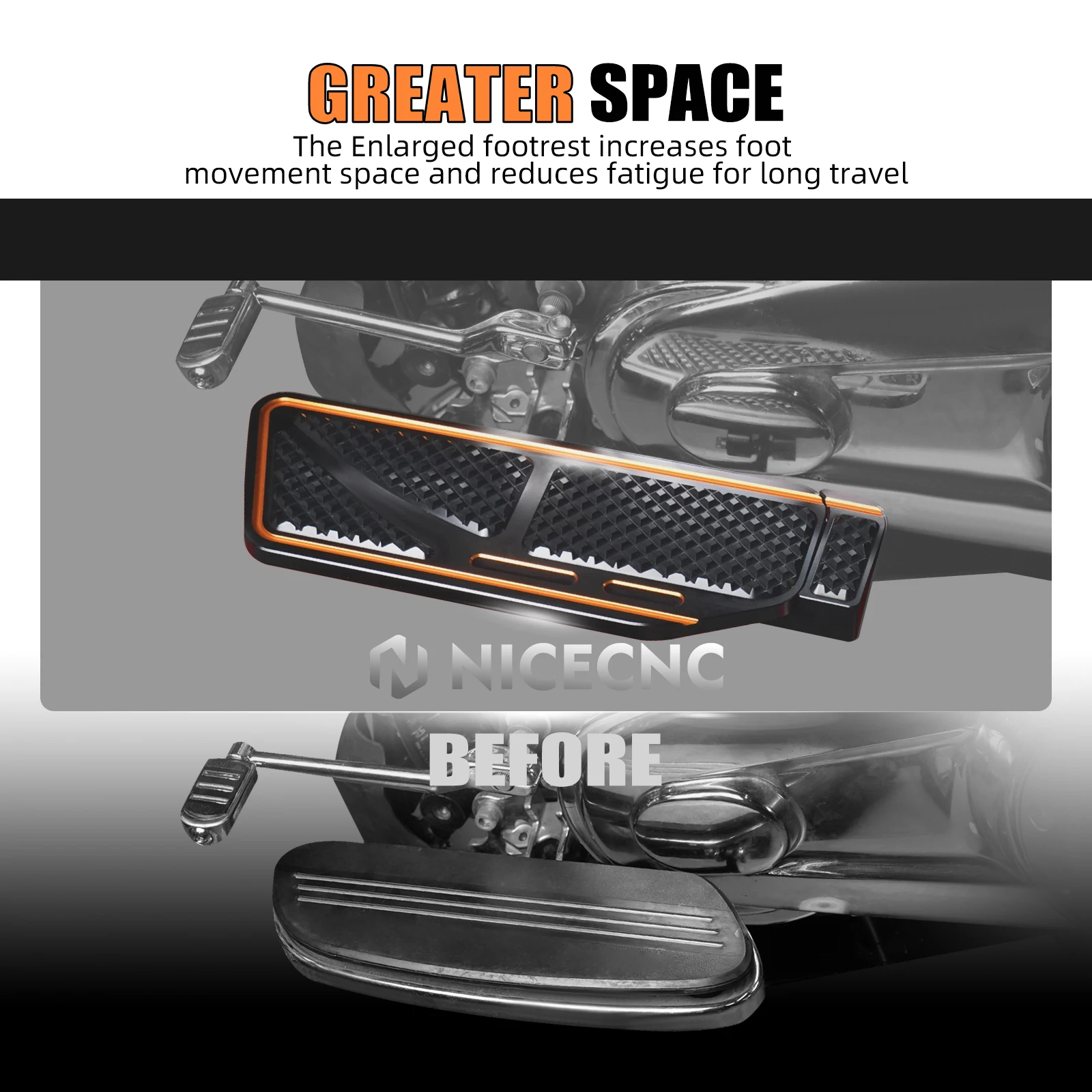 For Harley Street Glide Road Glide 2015-2024 Rider Footboards Footrest Foot Peg For Harley Road King Electra Glide Ultra Limited
For Harley Street Glide Road Glide 2015-2024 Rider Footboards Footrest Foot Peg For Harley Road King Electra Glide Ultra Limited