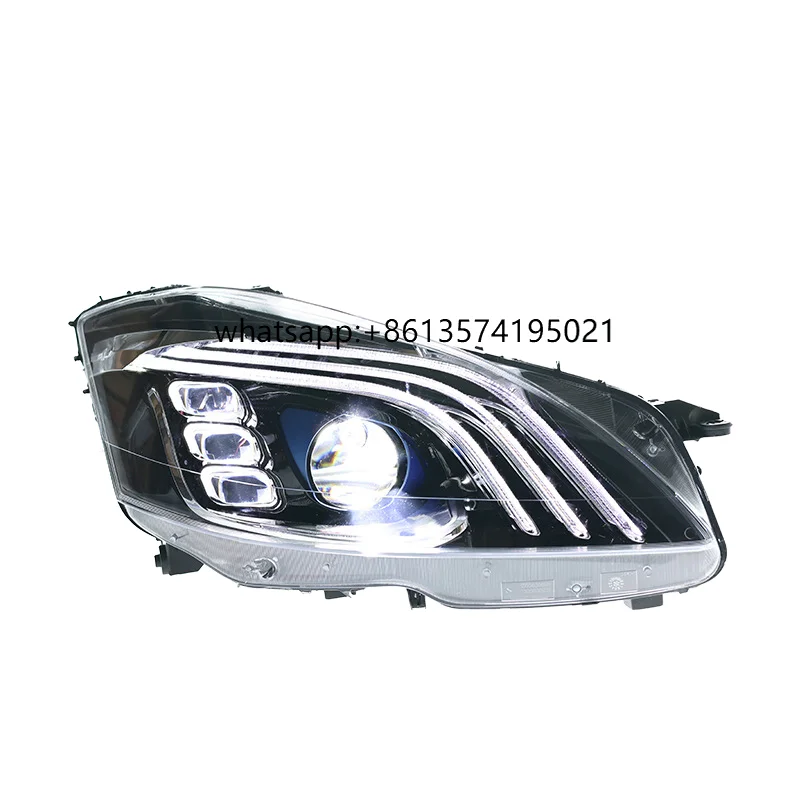 New Headlight Assembly Modification Matrix Led Lens Daytime Lights Running Turn Signal Light for Benz S W221 2006-2013
New Headlight Assembly Modification Matrix Led Lens Daytime Lights Running Turn Signal Light for Benz S W221 2006-2013