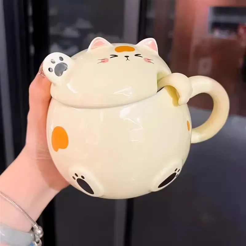460ML Cartoon Animal Cup Three-dimensional Ceramic Mug Coffee Mug CAT Cute Children's Breakfast Cup Christmas Gifts
460ML Cartoon Animal Cup Three-dimensional Ceramic Mug Coffee Mug CAT Cute Children's Breakfast Cup Christmas Gifts