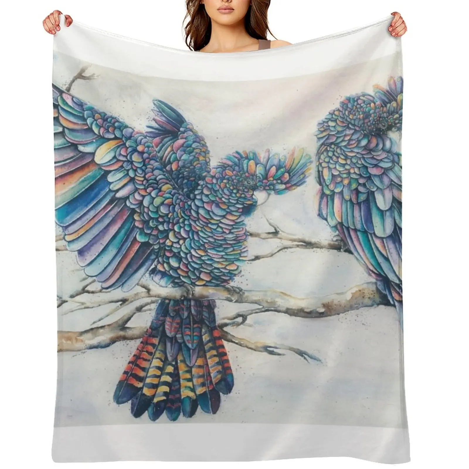 Black Cockatoo Pair - Rainbow Throw Blanket Hair Custom Thermals For Travel valentine gift ideas Blankets
Black Cockatoo Pair - Rainbow Throw Blanket Hair Custom Thermals For Travel valentine gift ideas Blankets