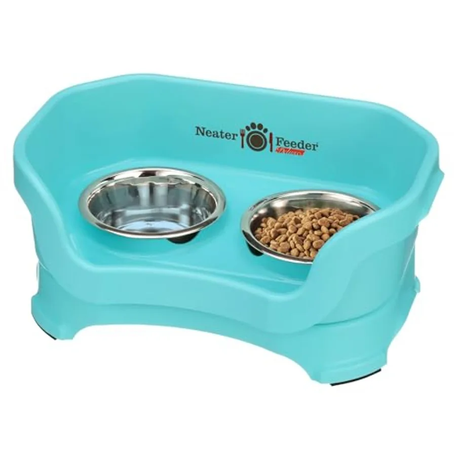Neater Feeder Deluxe Mess Proof Cat Bowls Elevated, Made in USA, No Spill Raised Bowls for Indoor Cats, Stainless Steel Food an
Neater Feeder Deluxe Mess Proof Cat Bowls Elevated, Made in USA, No Spill Raised Bowls for Indoor Cats, Stainless Steel Food an