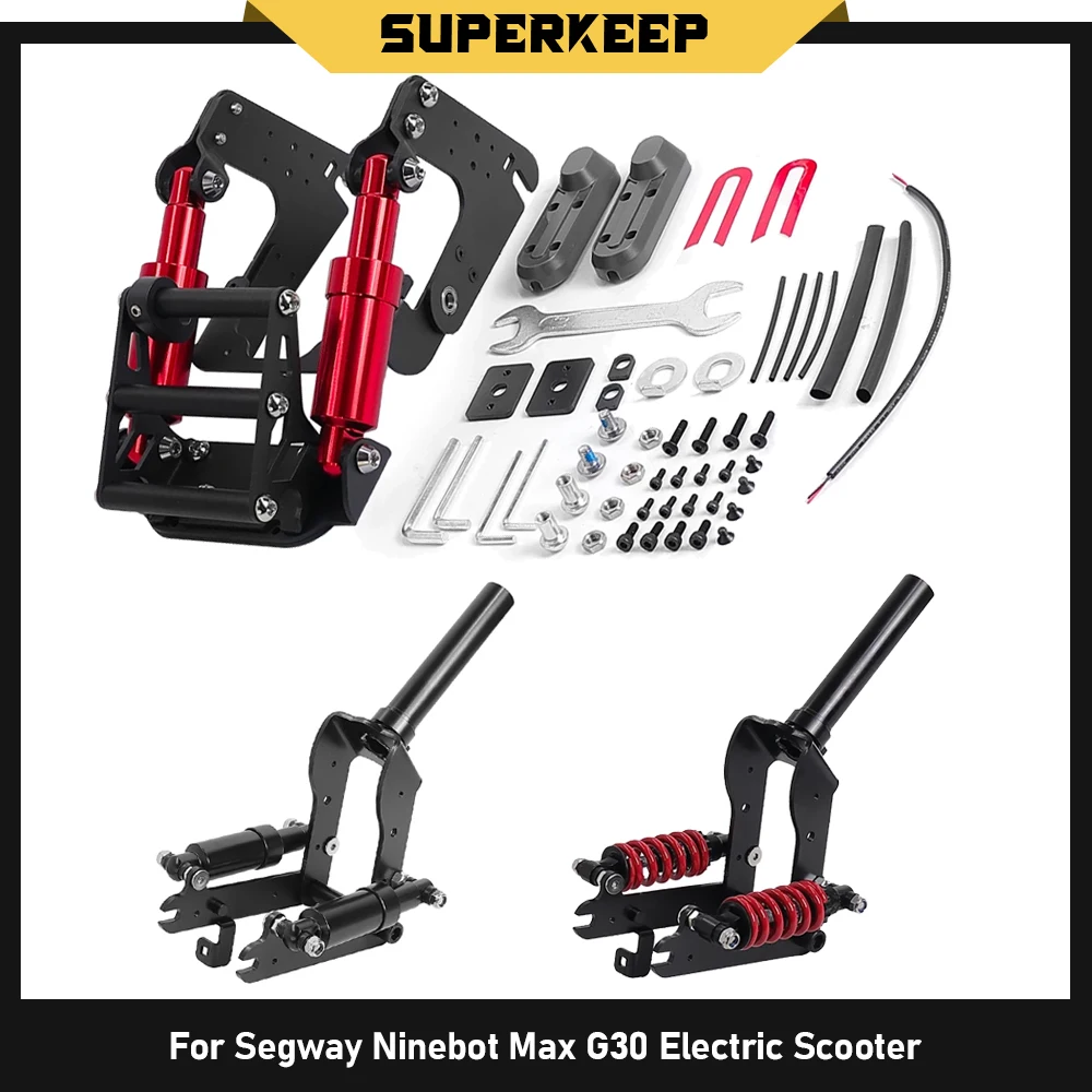 For Segway Ninebot Max G30 Electric Scooter Upgraded Shock Absorber Kit Front Rear Suspension Shock Absorption Accessories
For Segway Ninebot Max G30 Electric Scooter Upgraded Shock Absorber Kit Front Rear Suspension Shock Absorption Accessories