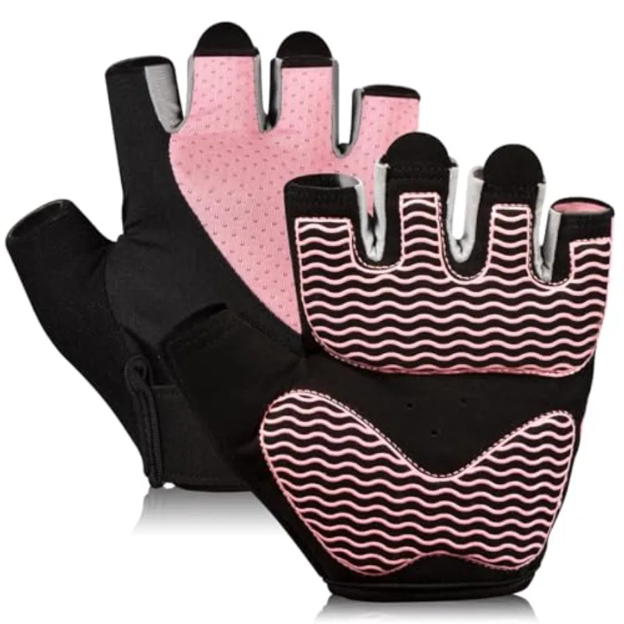 Workout Gloves for Women - Breathable Weight Lifting Gloves with Non-Slip Silicone Padding, Fingerless Gym Gloves for Cycling,
Workout Gloves for Women - Breathable Weight Lifting Gloves with Non-Slip Silicone Padding, Fingerless Gym Gloves for Cycling,