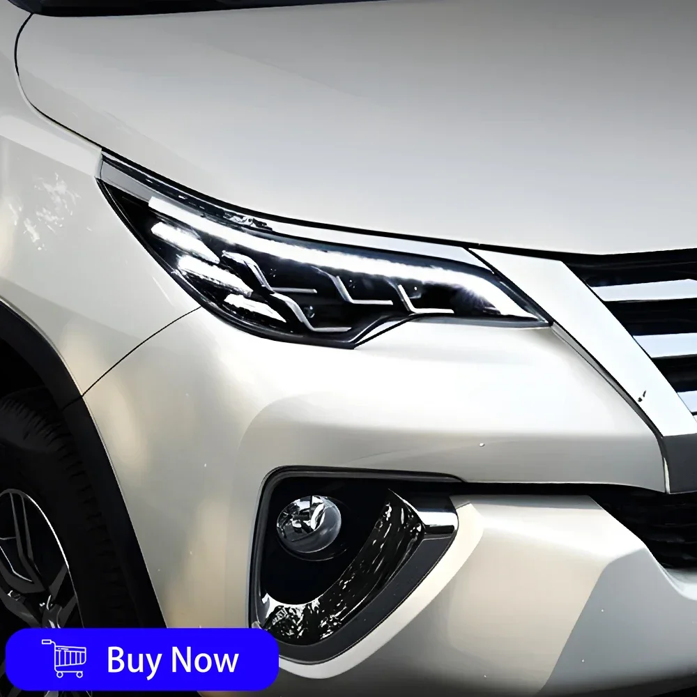 For Toyota Fortuner 2016-2020 Car Front Lamps LED Auto Headlights Assembly Upgrade Lexus Style Four Projector Lens Accessories
For Toyota Fortuner 2016-2020 Car Front Lamps LED Auto Headlights Assembly Upgrade Lexus Style Four Projector Lens Accessories