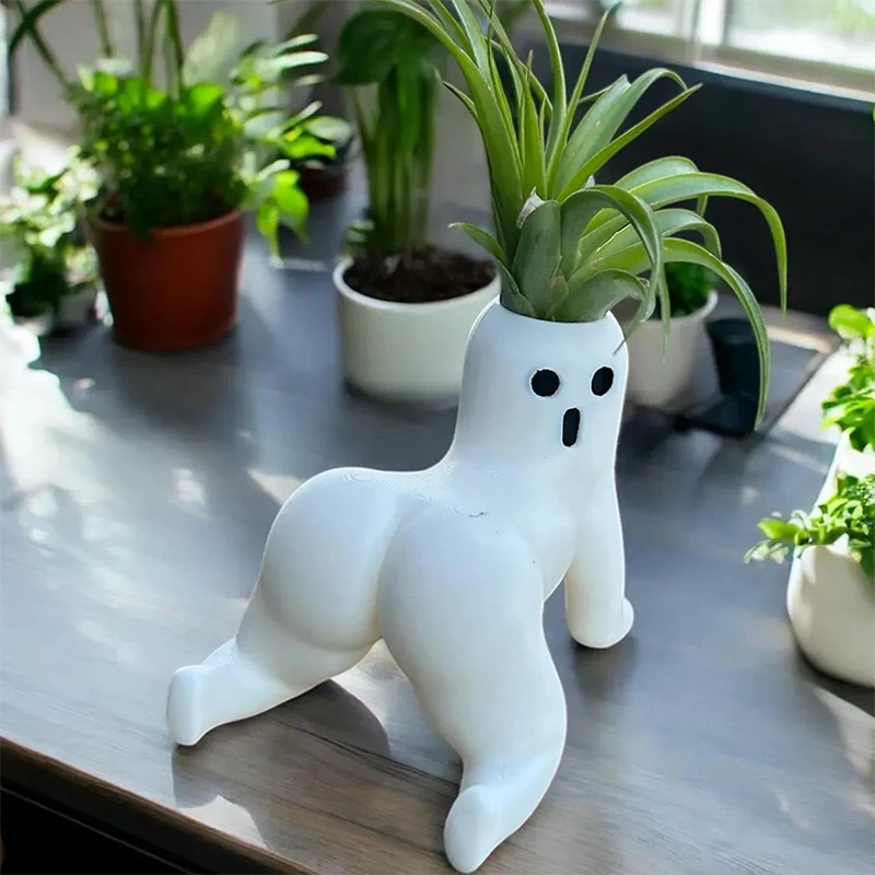 HUA HUA Funny Big Booty Ghost Planter Big Booty Air Plant Display Planter Decoration Plant Pots Funny Prank Gift
HUA HUA Funny Big Booty Ghost Planter Big Booty Air Plant Display Planter Decoration Plant Pots Funny Prank Gift