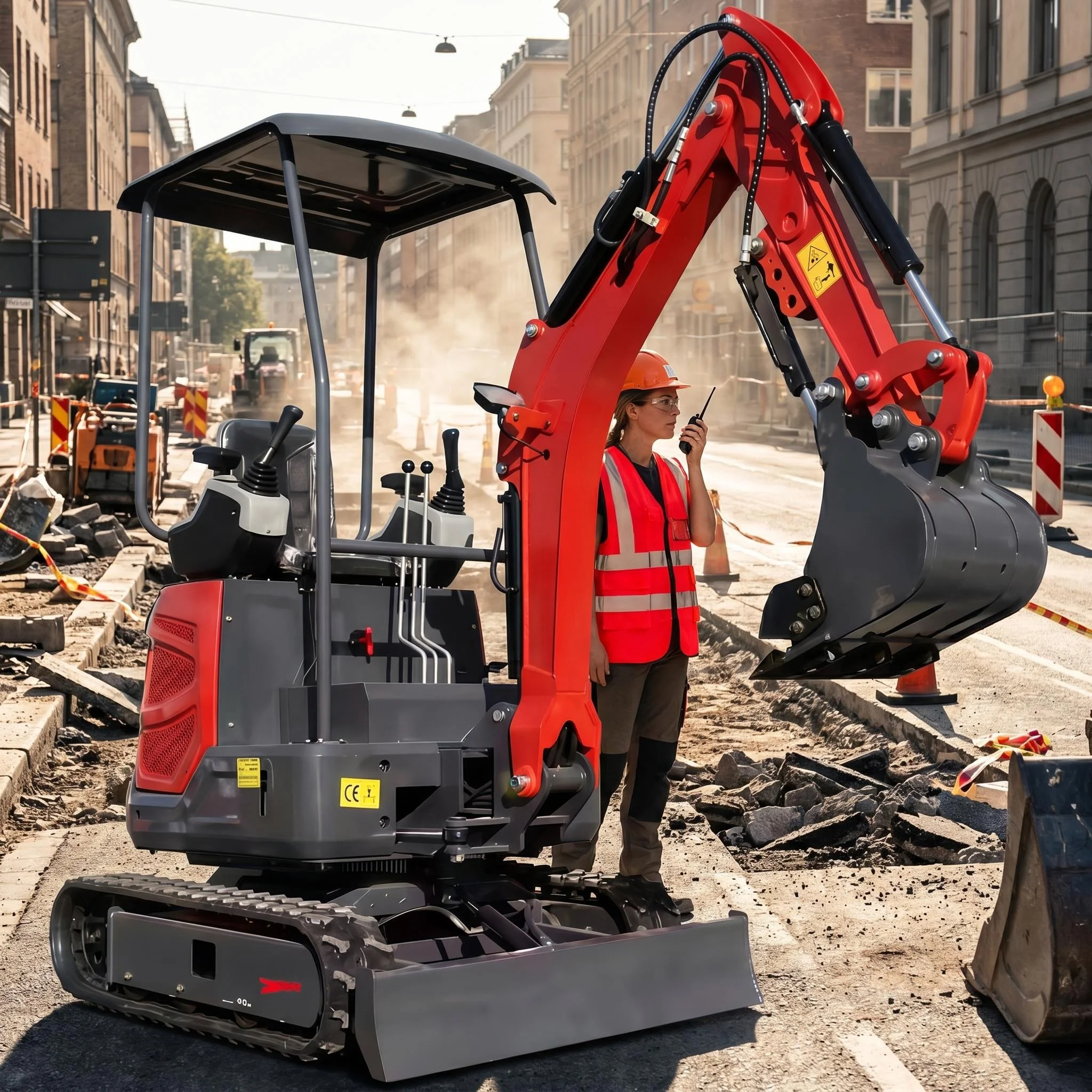 Customize Mini excavator 3.5 tons EPA Euro 5 other engine crawler excavator farm use 2 tons household excavator
Customize Mini excavator 3.5 tons EPA Euro 5 other engine crawler excavator farm use 2 tons household excavator