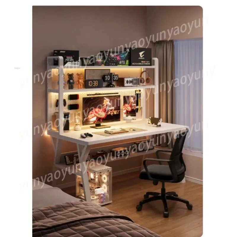 Hole Board Integrated Computer Desk E-sports Table Bookshelf Student Bedroom Office Workstation
Hole Board Integrated Computer Desk E-sports Table Bookshelf Student Bedroom Office Workstation
