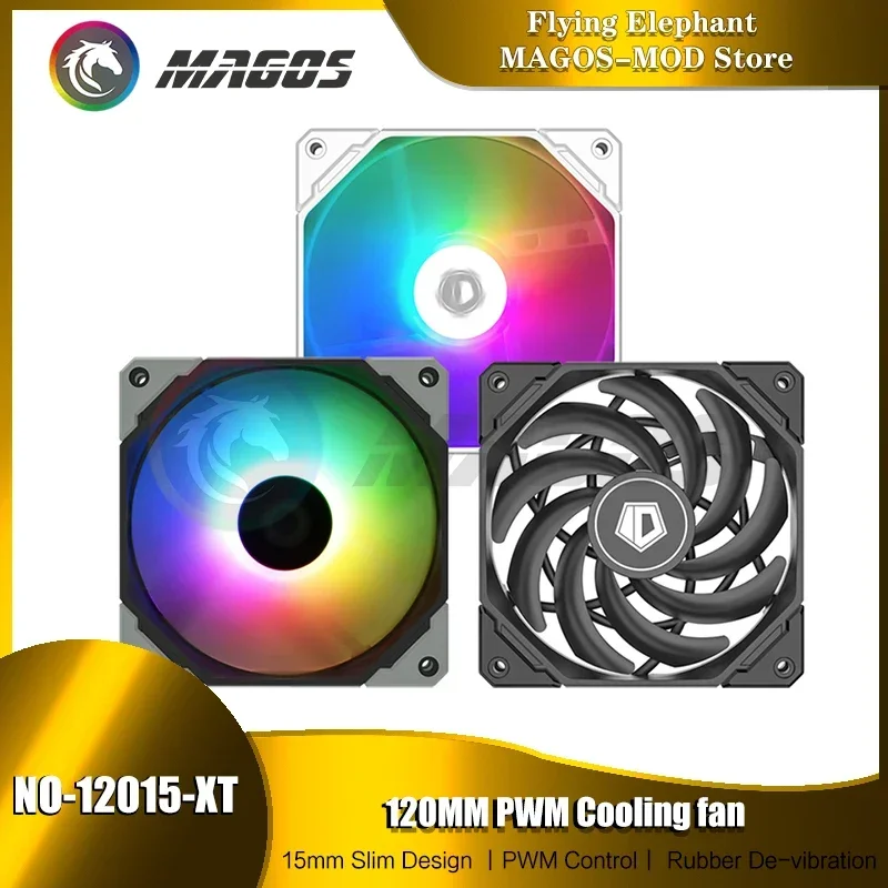 12015 Slim Computer Case Fan ARGB 54.6CFM 2000Rpm Silent Water Cooling Fan Black White 5V LED MB SYNC
12015 Slim Computer Case Fan ARGB 54.6CFM 2000Rpm Silent Water Cooling Fan Black White 5V LED MB SYNC