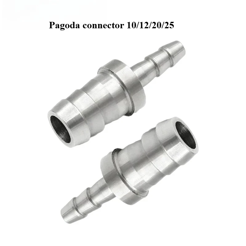 304 stainless steel variable diameter pagoda straight joint hose butt fittings 4/6/8/10/12/14/16/20/22/25/32/38/40/50/60mm
304 stainless steel variable diameter pagoda straight joint hose butt fittings 4/6/8/10/12/14/16/20/22/25/32/38/40/50/60mm