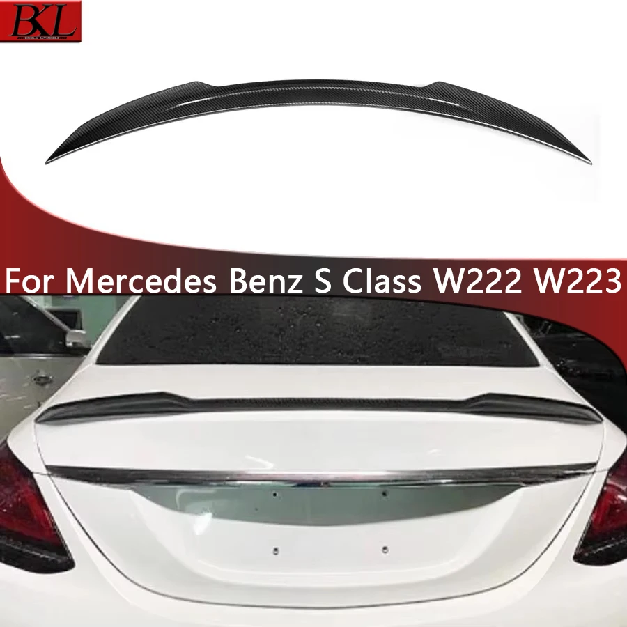 For Mercedes Benz S Class W222 W223 Dry Carbon Fiber Spoiler Shunt Rear Tail fins Duckbill Car Wing Retrofit the rear wing
For Mercedes Benz S Class W222 W223 Dry Carbon Fiber Spoiler Shunt Rear Tail fins Duckbill Car Wing Retrofit the rear wing
