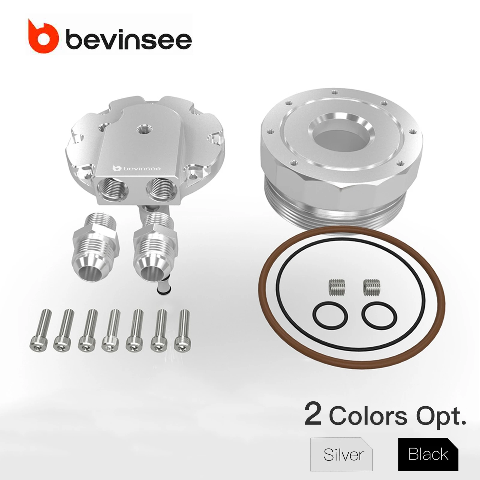 Aluminum alloy Oil Filter Cap w/Oil Cooler Fittings and 2 Sensor Ports For BMW E46 E36 E39 E60 E61 X3 X5 Z3 Z4 M52 M54 Engines
Aluminum alloy Oil Filter Cap w/Oil Cooler Fittings and 2 Sensor Ports For BMW E46 E36 E39 E60 E61 X3 X5 Z3 Z4 M52 M54 Engines