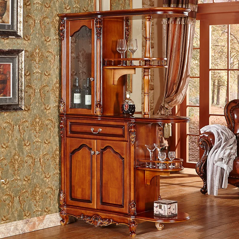 American all-solid wood room cabinet retro carved partition French living room antique home four-door cabinet wine cabinet
American all-solid wood room cabinet retro carved partition French living room antique home four-door cabinet wine cabinet