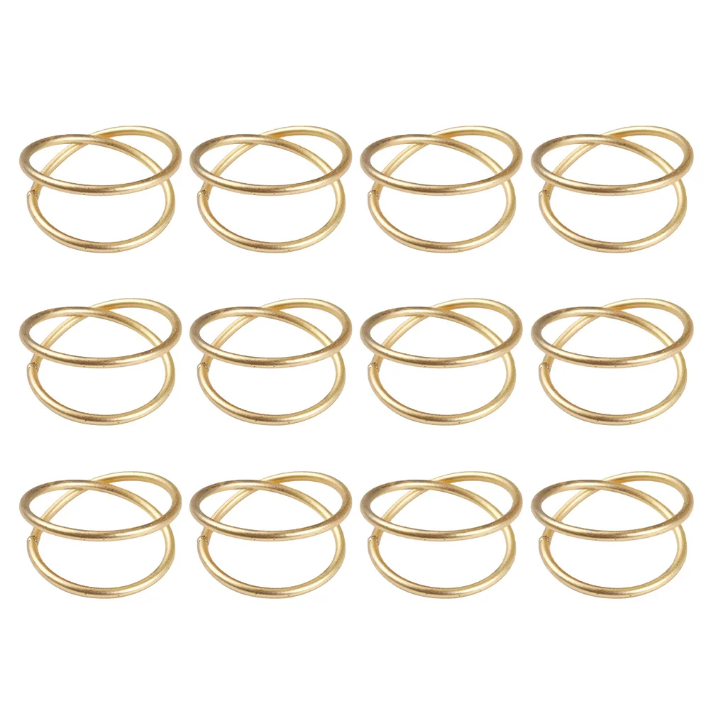 12Pcs Napkin Rings Premium Metal for Dinner Party Wedding Holiday Event Table Decor Farmhouse Modern Table Accents
12Pcs Napkin Rings Premium Metal for Dinner Party Wedding Holiday Event Table Decor Farmhouse Modern Table Accents