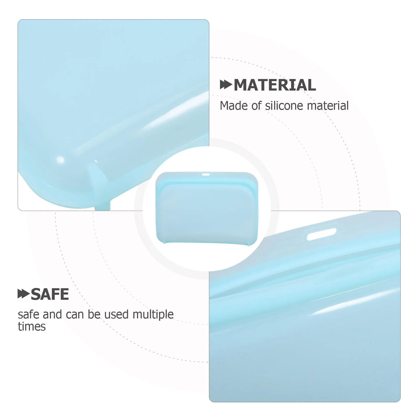 Pill Box Silicone Storage Bag Containers for Food Vacuum Bags Silica Gel Reusable Freezer 
Pill Box Silicone Storage Bag Containers for Food Vacuum Bags Silica Gel Reusable Freezer