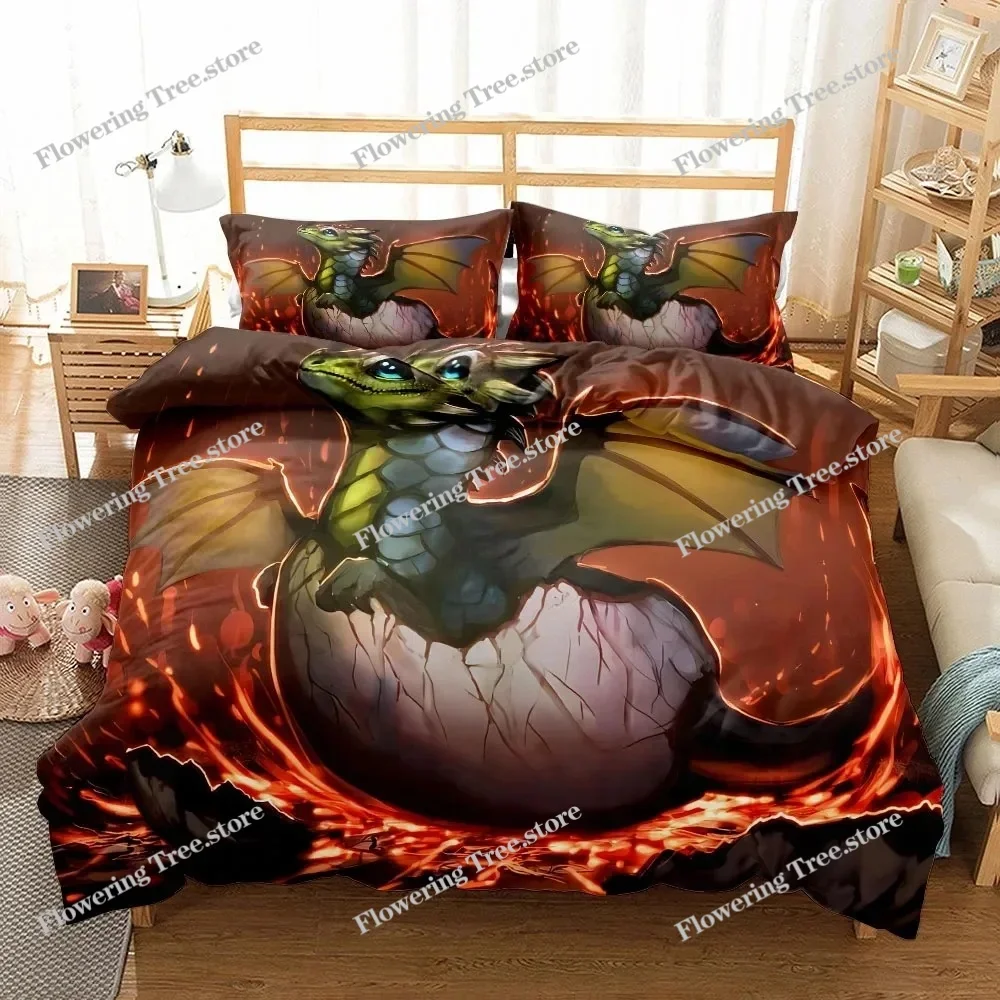 Dragon Egg Duvet Cover Set King Queen Double Full Twin Single Size Bed Linen Set
Dragon Egg Duvet Cover Set King Queen Double Full Twin Single Size Bed Linen Set