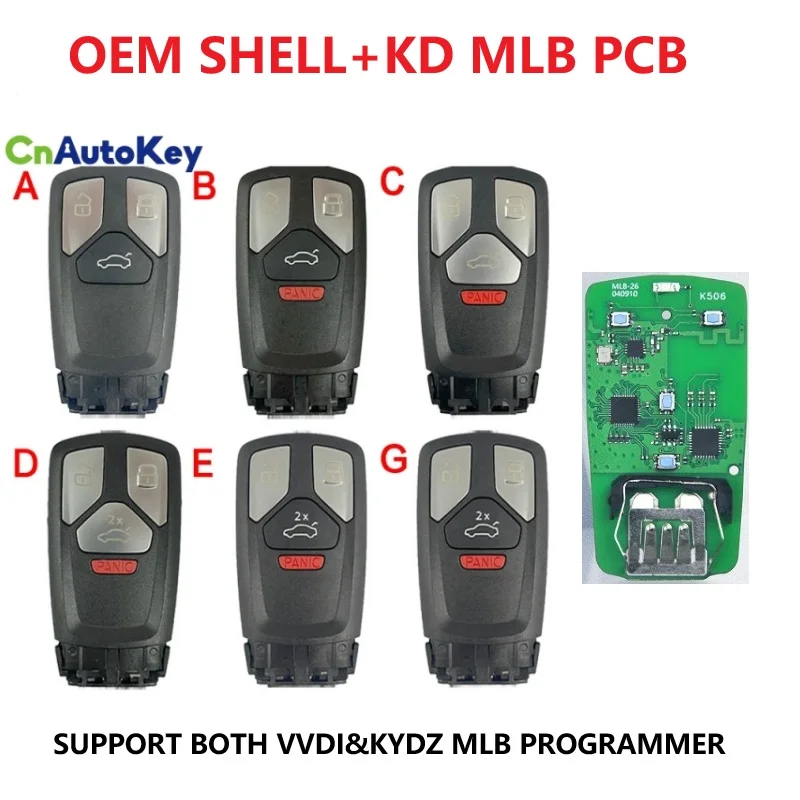 KD Afttermarket Panda Shape PCB For AUDI MLB Key No Token Fit Any ID Both High And Low Support Xhorse and KYDZ Programmer
KD Afttermarket Panda Shape PCB For AUDI MLB Key No Token Fit Any ID Both High And Low Support Xhorse and KYDZ Programmer